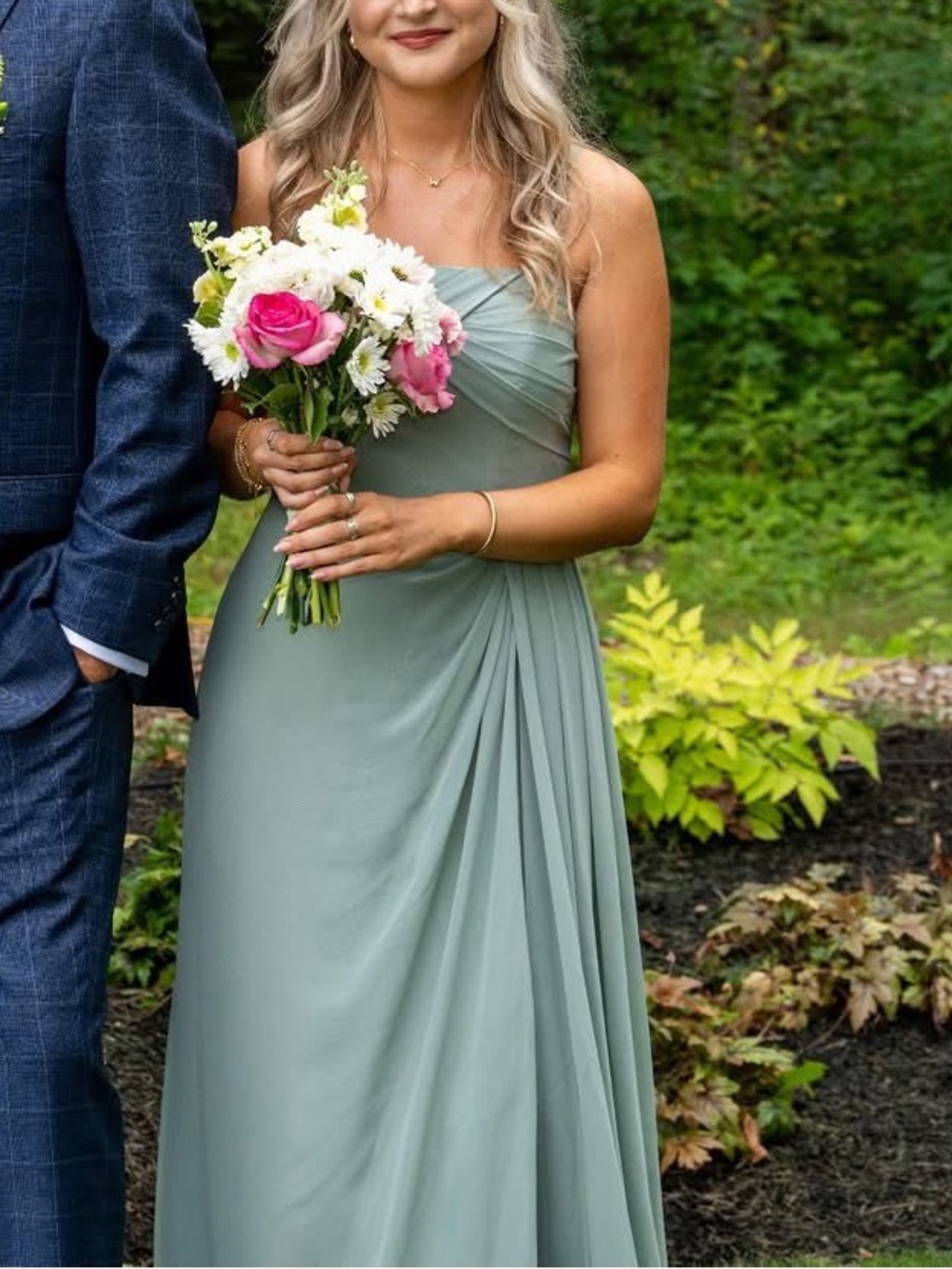 JJ's House Sage Green Bridesmaid Dress